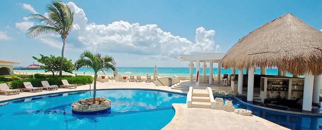 Departamento Frente Al Mar Con Dos Recamaras Y Seguridad 24 H A Dos Cuadras De La Quinta Avenida Playa del Carmen Exterior foto